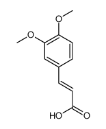 顺式-3,4-二甲氧基苯丙烯酸 结构式