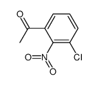 1-(3-氯-2-硝基苯基)乙酮 结构式