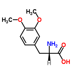 (R)-3-氨基-3-(3,4-二甲氧基苯基)-丙酸 结构式
