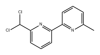 6-(二氯甲基)-6'-甲基-2,2'-联吡啶 结构式