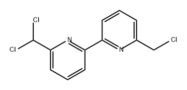 6-(氯甲基)-6'-(二氯甲基)-2,2'-联吡啶 结构式