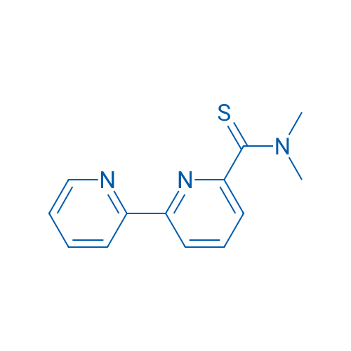 N,N-二甲基-6-(吡啶-2-基)吡啶-2-硫代甲酰胺 结构式