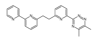 3-[6-(2-[2,2'-联吡啶]-6-基乙基)-2-吡啶基]-5,6-二甲基-1,2,4-三嗪 结构式