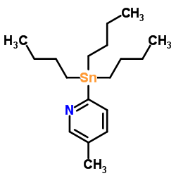 5-甲基-2-(三丁基锡)吡啶 结构式