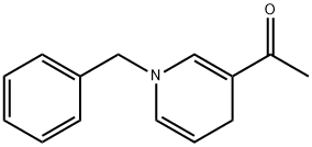 3-乙酰基-1-苄基-1,4-二氢吡啶 结构式