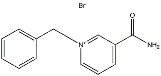 3-(氨基羰基)-1-(苯基甲基)吡啶鎓溴化物 结构式