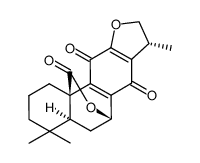 1H-6,11b-(环氧亚甲基)菲并[3,2-b]呋喃-7,11,12-三酮, 2,3,4,4a,5,6,8,9-八氢-4,4,8-三甲基-, (4aS,6S,8R,11bR)- 结构式