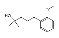 2-甲氧基-α,α-二甲基苯丁醇 结构式