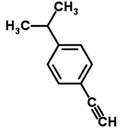 4-异丙基苯乙炔 结构式