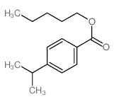 4-异丙基苯甲酸戊酯 结构式