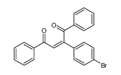 2-(4-溴苯基)-1,4-二苯基-2-丁烯-1,4-二酮 结构式