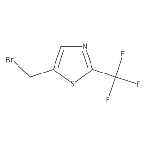 5-(溴甲基)-2-(三氟甲基)噻唑 结构式