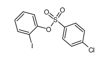 4-氯苯磺酸-2-碘苯酯 结构式