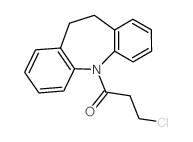 5-(3-氯丙酰基)-10,11-二氢-5H-二苯并[B,F]氮杂卓 结构式