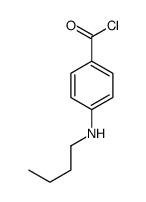 4-(丁氨基)苯甲酰氯 结构式