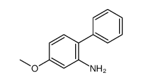 2-胺-4-甲氧联苯 结构式