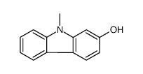 9-甲基-9H-咔唑-2-醇 结构式