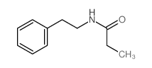 N-苯乙基丙酰胺 结构式