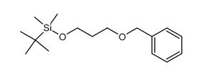 Benzene, [[3-[[(1,1-dimethylethyl)dimethylsilyl]oxy]propoxy]methyl]- 结构式