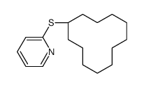 Pyridine, 2-(cyclododecylthio)- 结构式