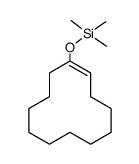 Cyclododecene, 1-[(trimethylsilyl)oxy]-, (1E)- 结构式