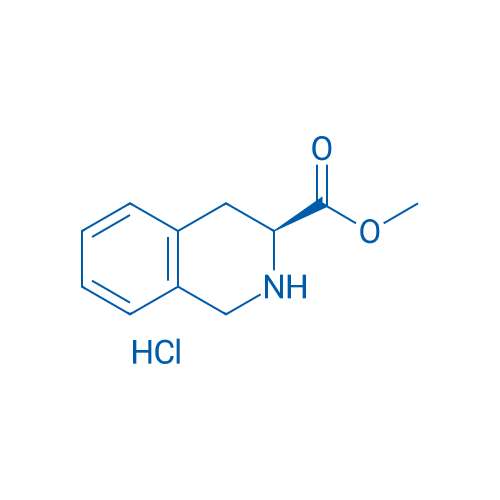 (S)-1,2,3,4-四氢异喹啉-3-甲酸甲酯盐酸盐 结构式