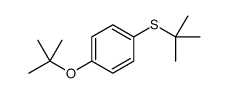 Benzene, 1-(1,1-dimethylethoxy)-4-[(1,1-dimethylethyl)thio]- 结构式