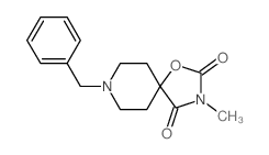 3-甲基-8-(苯甲基)-1-氧杂-3,8-二氮杂螺[4.5]癸烷-2,4-二酮 结构式