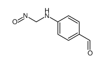 N-亚硝基-4-甲氨基苯甲醛 结构式