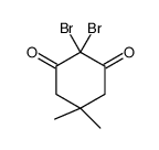 2,2-二溴-5,5-二甲基-1,3-环己二酮 结构式