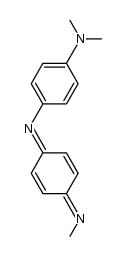 1,4-苯二胺,N1,N1-二甲基-N4-[4-(甲基亚氨基)-2,5-环己二烯-1-亚基]- 结构式