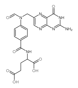 10-甲酰叶酸 结构式