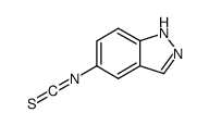 5-异硫氰酸根合-1H-吲唑 结构式