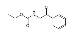 Carbamic acid, N-(2-chloro-2-phenylethyl)-, ethyl ester 结构式