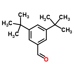 3,5-双(叔丁基)苯甲醛 结构式