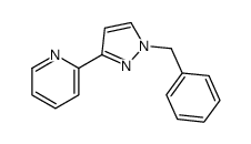 2-[1-(苄基)-1H-吡唑-3-基]吡啶 结构式