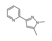 Pyridine, 2-(1,5-dimethyl-1H-pyrazol-3-yl)- 结构式