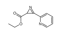 2H-Azirine-2-carboxylic acid, 3-(2-pyridinyl)-, ethyl ester 结构式