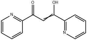 3-羟基-1,3-二-2-吡啶基-2-丙烯-1-酮 结构式