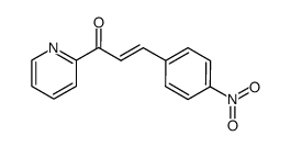3-(4-硝基苯基)-1-(吡啶-2-基)丙-2-烯-1-酮 结构式