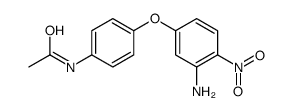 N-[4-(3-氨基-4-硝基苯氧基)苯基]乙酰胺 结构式