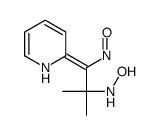 1-Propanone, 2-(hydroxyamino)-2-methyl-1-(2-pyridinyl)-, oxime 结构式