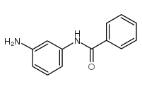 N-(3-氨基苯基)苯甲酰胺 结构式