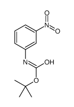 叔丁基(3-硝基苯基)氨基甲酸酯 结构式