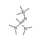 Phosphonimidic diamide, N,N,N',N',P-pentamethyl-N''-(trimethylsilyl)- (9CI) 结构式