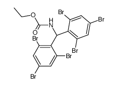 Carbamic acid, [bis(2,4,6-tribromophenyl)methyl]-, ethyl ester (9CI) 结构式
