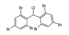 1,1'-(氯亚甲基)双[2,4,6-三溴苯] 结构式