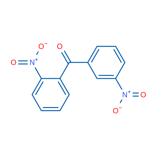 (2-Nitrophenyl)(3-nitrophenyl)methanone 结构式