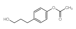 乙酸4-(3-羟丙基)苯酯 结构式