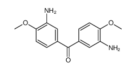 双(3-氨基-4-甲氧基苯基)甲酮 结构式